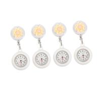 SAFIGLE 4pcs Nurse Pocket Watch for Newly Qualified Nurses Clip Watch Sturdy Reliable