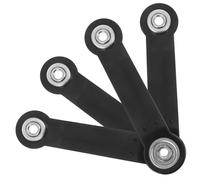 SAFIGLE 4pcs Outdoor Glider Rocker Bracket Replacement Hardware for Garden Bench Swing Silent Movement Heavy-Duty Corrosion-Resistant Bearing Arms for Patio Furniture Stability