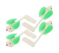 SAFIGLE 4pcs Plastic Vintage Clock Part Retro Style Cuckoo Clock Bird Replacement Easy Installation with Wide Compatibility and DIY Repair