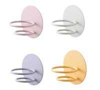 SAFIGLE 4pcs Powder Puff Storage Rack Makeup Sponge Holder Wall Mounted Beauty Sponge Rack for Cosmetic Storage Organized and Dry
