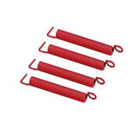 SAFIGLE 4pcs Red Tremolo Bridge Tension Springs for Electric Guitar St Style Sturdy Guitar Pickup Springs Set for Tremolo Bridge System Replacement