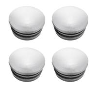 SAFIGLE 4pcs Reflective Rubber Fence Post Caps Covers Protective End Caps for Outdoor Fence Poles Easy to Install Maintenance