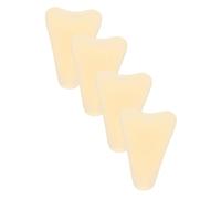 SAFIGLE 4pcs Reusable Silicone Private Parts Pads for Women Breathable Adhesive Swimwear and Yoga Underwear Guards Ergonomic Water Drop Shape for Secure Fit and Invisible Protection During