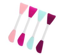 SAFIGLE 4Pcs Silicone Face Mask Applicators Portable Beauty Tool for Even Application for DIY Mud Masks for Friends and Loved Ones