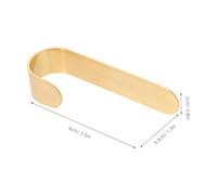 SAFIGLE 4pcs Small Solid Brass Wall Hooks Shaped Single Hanger for Towels Coats Hats Robes Keys Bags No Glue Required Durable Decorative Indoor Organizer