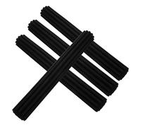 SAFIGLE 4pcs Smokeless Herbal Moxa Sticks 3x24cm Carbonized Black for Home Moxibustion Relaxation Therapy High Penetration Smooth Burning Alternative Medicine