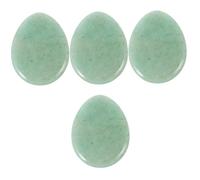 SAFIGLE 4pcs Thumb Massager Stone Natural Water Drop Shaped Massage Tool for Relaxation Facial Massage Smooth Surface Multi Functional Spa Essential for Stress Relief