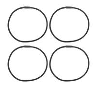 SAFIGLE 4pcs Universal Shock Mount Rubber Bands for Microphone, Sturdy Black Rubber Replacement Rings for Mic Stand, Simplifying Mic Maintenance during Music Training and Equipment Changes