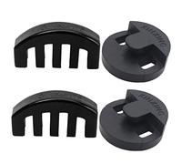 SAFIGLE 4pcs Violin Mute Rubber Claw Round Style Suitable for Violin and Small Viola Musical Instrument Practice Accessories