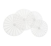 SAFIGLE 4pcs Wide Mouth Fermenting Jar Press Mesh Plates for Pickling and Canning Includes Plastic Plates for Submerging Vegetables Kimchi and Fermented Foods