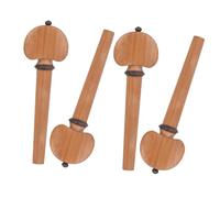 SAFIGLE 4pcs Wooden Cello Tuning Pegs Fine Tune Pegs for Violin Cello Professional String Instrument Accessories