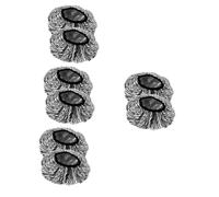 SAFIGLE 4sets 2pcs Hair Coloring Caps Reusable Deep Conditioning Tin Foil Caps Hair Dyeing Hats for Salon Use Comfortable and Stylish 2pcs*4