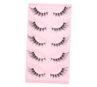 SAFIGLE 5 Pairs False Eyelash Strips Comfortable and Easy to Use DIY Lashes for Daily Makeup Classic Design for Natural Look Friends and Family