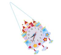 SAFIGLE 5-Set Children's Clock Craft Kit: Engaging Hands-On Clock Making Materials for Kids - for Arts and Crafts Projects, Educational Activities, and Developing Time-Telling Skills