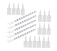 SAFIGLE 5 Sets Detachable Disposable Toilet Brush with Non-woven Crevice Cleaning Heads for Bathroom and Space-saving Wall-hook Design Household Cleaning Tool