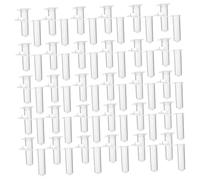 SAFIGLE 500pcs Small Centrifuge Tubes with Caps for Laboratory Use Smooth Wall Plastic Vials for Molecular Biology and Clinical Chemistry Seal Sturdy and Portable Specimen Storage