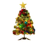 SAFIGLE 50cm Mini Christmas Tree LED Lights, Festive Desktop Christmas Tree Decor for Party and Home, Battery-Free Tabletop Ornament for Holiday Decoration