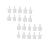 SAFIGLE 50Pcs Eyelash Extension Glue Bottle Nozzle Caps Replacement Tips for Lash Adhesive Clogging Tool for Beauty Salon and Home Use