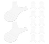 SAFIGLE 50pcs Eyelash Lift Comb Eyelash Perm Tool 1.77x1.26x0.08 Plastic Y Comb Separates and Lifts Lashes Beginner Friendly Professional for Travel and Eye Makeup