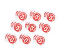 SAFIGLE 50pcs Fire Extinguisher Decal Stickers Weatherproof Adhesive Vinyl Labels with Abrasion Resistance Bright Red Round Safety Signs for Walls Fire Exits Offices and Commercial Spaces