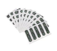 SAFIGLE 50Pcs Glow Bandages with Cartoon Moon Star Patterns Breathable Flexible Wound Care Luminous Adhesive Wraps for Nighttime Comfort Fun