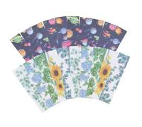 SAFIGLE 50Pcs Gradient Sensory Calm Stickers Anti- Peva Strips for Adults Fidget for Autism and Reduction