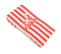 SAFIGLE 50pcs Greaseproof Paper Popcorn Bags Disposable Oil Resistant Snack Packaging for Parties Movie Nights Carnival Treats Easy Carry Individual Servings