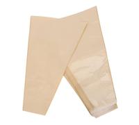 SAFIGLE 50pcs Kraft Flower Sleeves with Transparent Opp Window Kraft Paper Single Flower Wrapping Bags for Valentine's Day Mother's Day Weddings Party Packaging