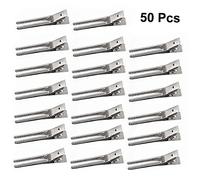 SAFIGLE 50pcs Metal Hair Clips Fork Design Durable Salon Hairdress Clamps for DIY Handmade Headdress Accessories Lightweight Strong Hold for All Hair Types at Home Shop