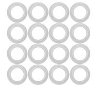 SAFIGLE 50Pcs White Plastic Lamp Shade Collar Rings E12/E14 Light Socket Adapter 32/33Mm Inner Diameter Lamp Shade Retainer for Ceiling Lights and Sconces