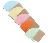 SAFIGLE 5pcs Blank Cards Notebooks Pocket Blank Cards Notepads 3.5x5 Inch Reminder List Making with Metal Rings for Office and Trips Suitable for Teachers and Travelers