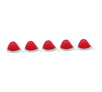 SAFIGLE 5pcs Cute Triangle Coin Purse Fruit Shape Watermelon Wallet for Women Pouch for Coins Cards Items Portable Design for Handbags Pockets