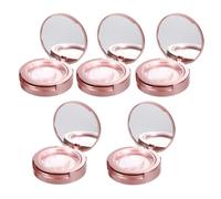 SAFIGLE 5Pcs Double Layer Eyelash Case with Mirror Durable Eyelash Storage Box for Organizing and Protecting False Lashes present for Friends and Loved Ones