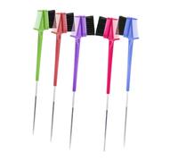 SAFIGLE 5PCS Eyebrow Brushes Durable Steel Pin Hair Dye Applicators for Makeup for Salon Home Use and Grooming Random Color Multi Functional Brow Combs Random Color
