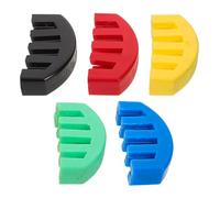 SAFIGLE 5pcs Five Claw Violin Mute Rubber Bridge Clamp Portable Firm Grip Performance Violin Mute Clip-on Accessory for Orchestral Performance and Practice Sessions