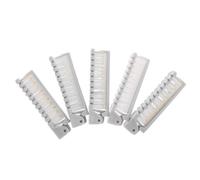 SAFIGLE 5pcs Foldable Hair Brush: Portable Foldable Hair Comb - Double-Headed Wide Tooth Comb - Compact Travel Size For Men And Women On-The-Go