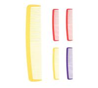 SAFIGLE 5pcs Giant Carnival Comb Prank Lightweight Oversized Hairbrush for Halloween Party Cosplay Stage Performances Funny Decorative Props in Red Yellow Purple