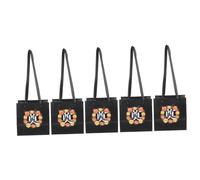 SAFIGLE 5pcs Grave Flower Holder Cemetery Decorations for Graveyard Flowers Wrap Storage Bag
