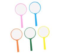 SAFIGLE 5pcs Handheld Magnifiers Mini Nature Observation Lens Educational for Science Class and Backyard Exploration