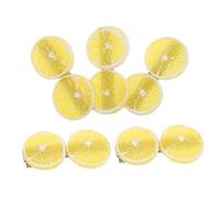 SAFIGLE 5pcs Lemon Claw Clip: Sliced Lemon Hair Clip - Decorative Fruit Shaped Flat Hair Accessories For Casual Outings And Theme Events