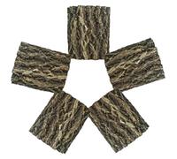 SAFIGLE 5pcs Natural Cork Bark for Reptile Tank Background and Terrarium Decor, Brown Tree Bark Material with Climbing Surface, for Bearded Dragon Tank and Aquatic Display