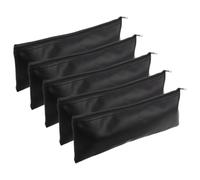 SAFIGLE 5pcs Portable Microphone Case Zipper Mic Organizer with Foam Lining | Ergonomic Zipper Closure, Internal Cushioning, Tailored Lining, Protects Wireless Microphones, for Content Creators
