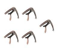 SAFIGLE 5pcs Professional Capo for Electric Acoustic Guitars Metal Tuning Clip High Elastic Spring Tool for Musicians for Guitar and Ukulele Use