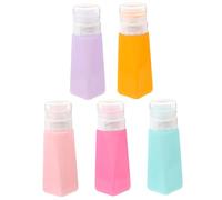SAFIGLE 5pcs Refillable Travel Bottles Empty Lotion Bottles for Soap Portable Dispensing
