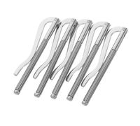 SAFIGLE 5pcs Spring Metal Money Clip Insert for Wallets Cash and Card Holder Replacement Bar for Bifold Wallets and Credit Card Holders Secure Grip Money Clip Men Accessories