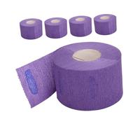 SAFIGLE 5rolls Disposable Barber Paper Stretchy Haircut Scarf Paper for Salon Styling Barber Neck Tape and Hairdressing Use
