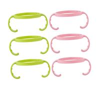 SAFIGLE 6 Pack Wide Mouth Nursing Bottle Handles Nursing Bottle Handle Material Portable Design for Easy Transition to Cup