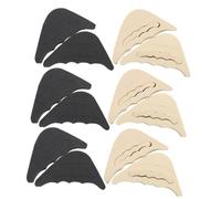 SAFIGLE 6 Pairs Non-Slip Forefoot Pads Shoe Inserts for Women Heels Soft Thickened Shoe Fillers That are Too Big Anti-Friction Cushions for Ski Skates and High Heels