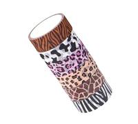 SAFIGLE 6 Rolls Animal Prints Washi Tape Set Premium Paper Adhesive Tape with Leopard Tiger Giraffe and Cow Patterns for Scrapbooking Wrapping and DIY Decoration