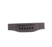SAFIGLE 6-string Rosewood Acoustic Guitar Bridge Replacement with Pre-drilled Holes and Bone Slotted Saddle, Easy and Quick to Mount for DIY and Performance, Elegant Vintage Look for Folk